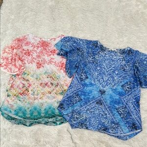 🍏 Bundle of 2 Concepts Flutter Sleeve Shirts